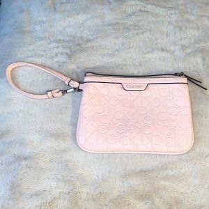 Calvin Klein Pink Wristlet